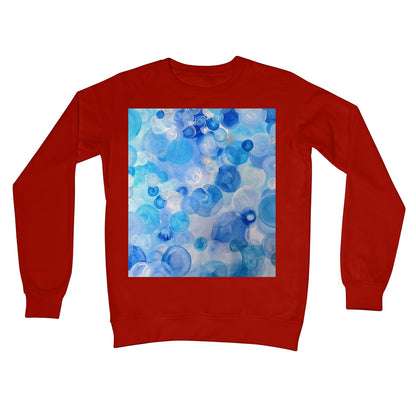 Blue Circles Crew Neck Sweatshirt