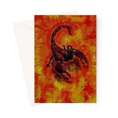 Scorpion Greeting Card