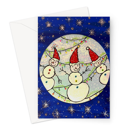 Snowmen Greeting Card