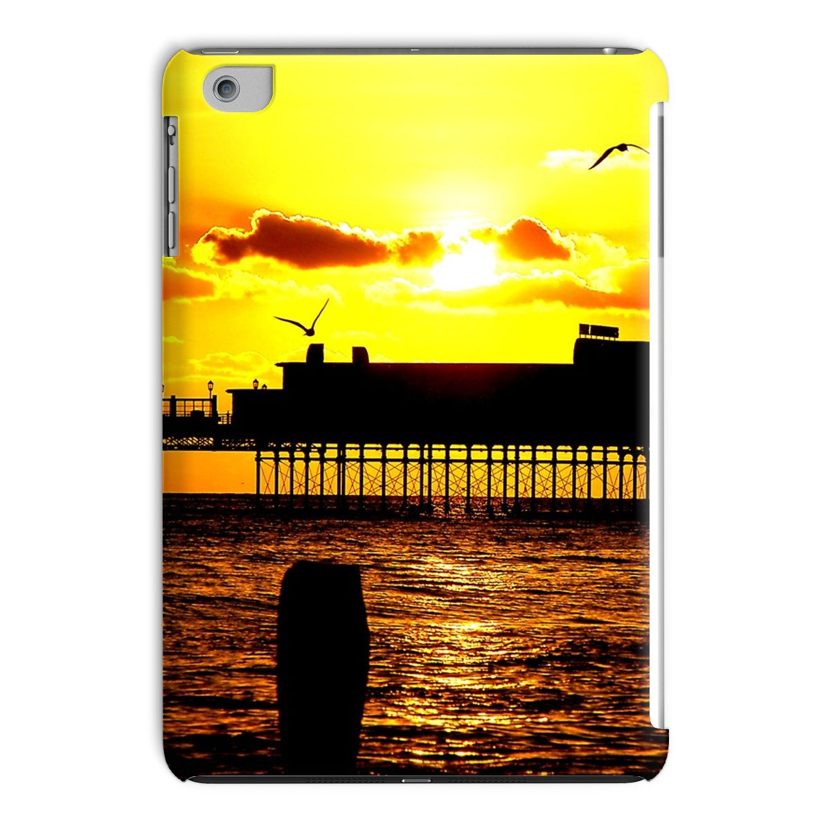 Worthing Pier Perfect Sunset by David Sawyer Tablet Cases