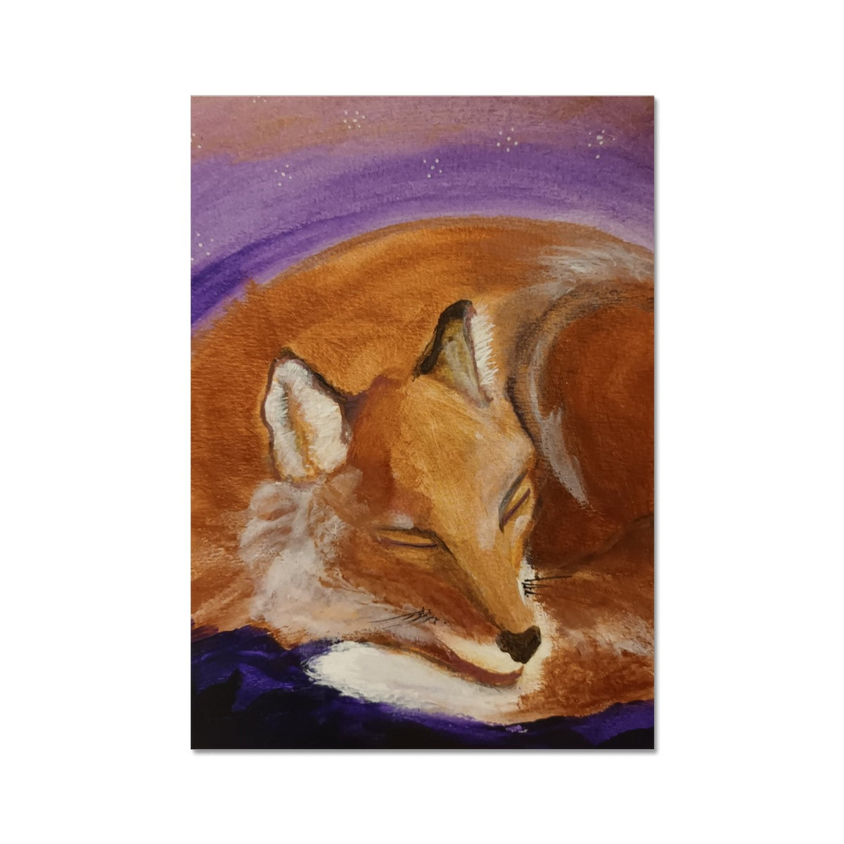 Sleepy Fox Fine Art Print