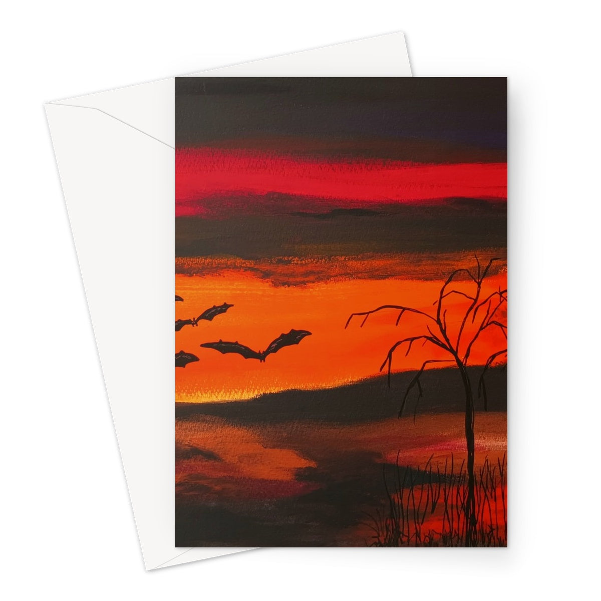 Flying Home Greeting Card
