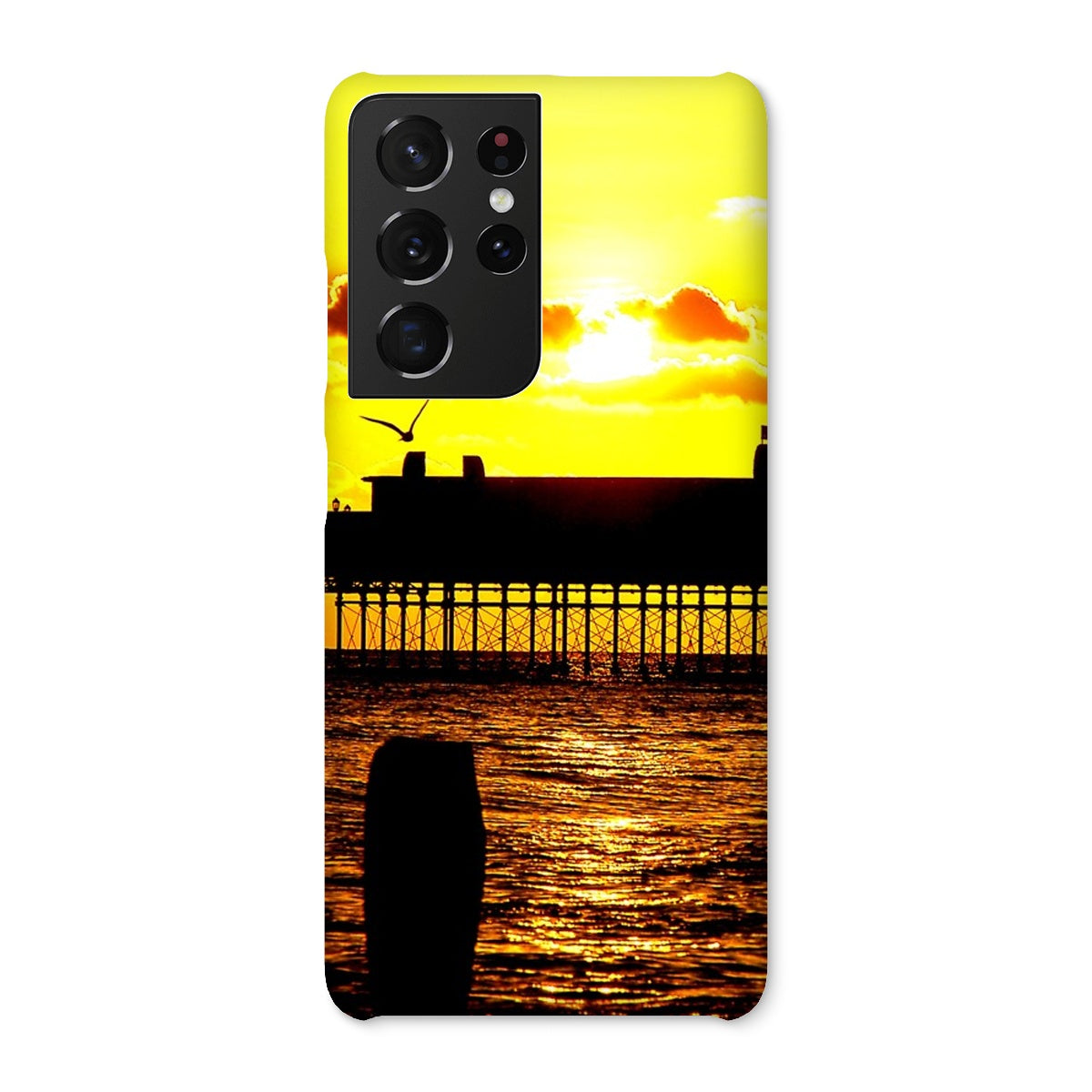 Worthing Pier Perfect Sunset by David Sawyer Snap Phone Case