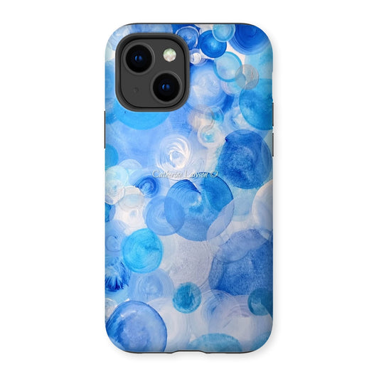 Blue Circles Tough Phone Case