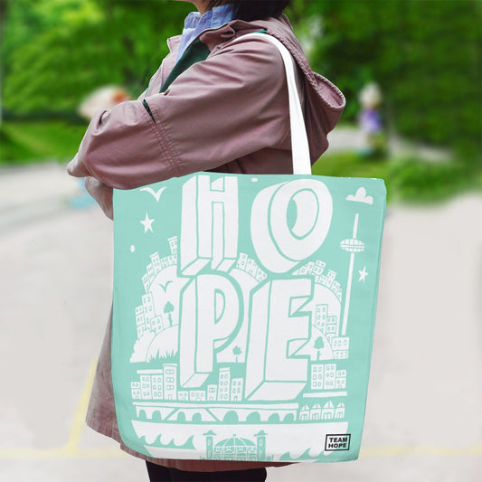 Team Hope Canvas Bag With Shoulder Strap