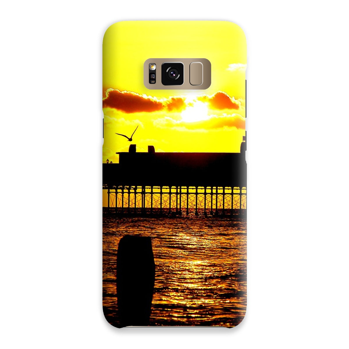 Worthing Pier Perfect Sunset by David Sawyer Snap Phone Case