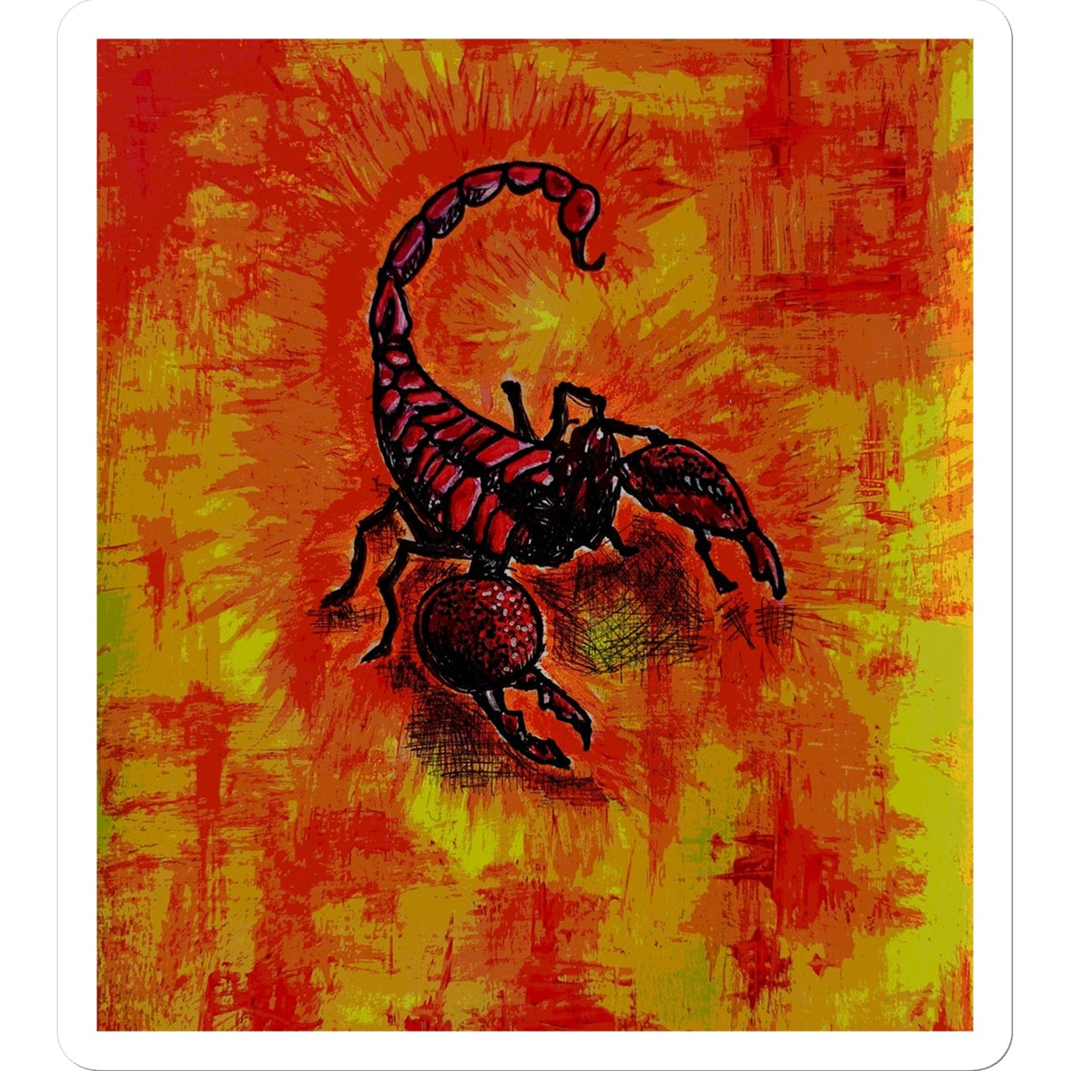 Scorpion Sticker