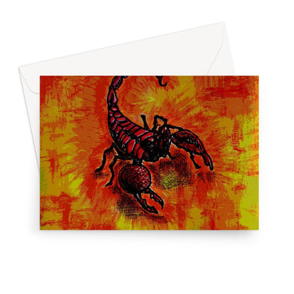 Scorpion Greeting Card