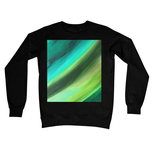 Green Crew Neck Sweatshirt