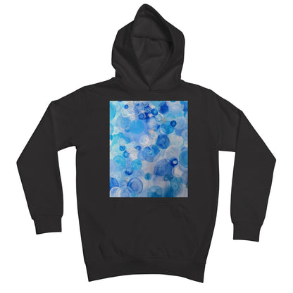 Blue Circles Kids Hoodie