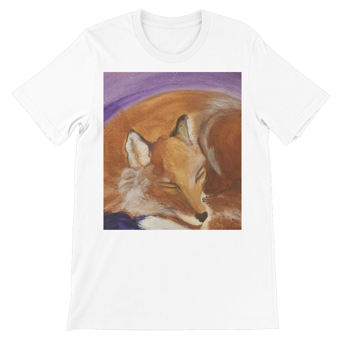 Sleepy Fox Unisex Short Sleeve T-Shirt