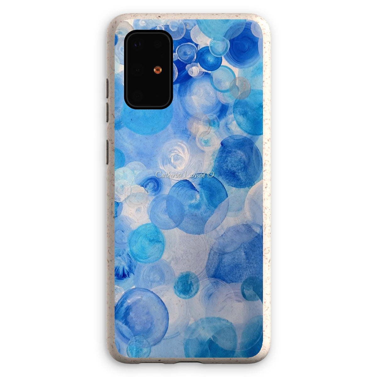 Blue Circles Eco Phone Case