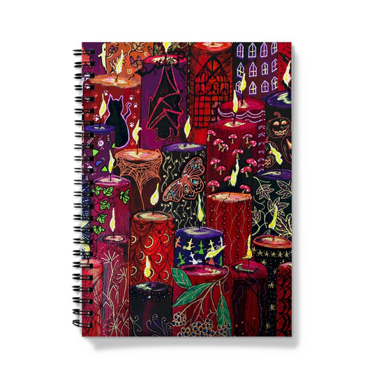 Halloween Candles Notebook