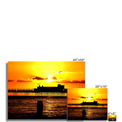 Worthing Pier Perfect Sunset C-Type Print