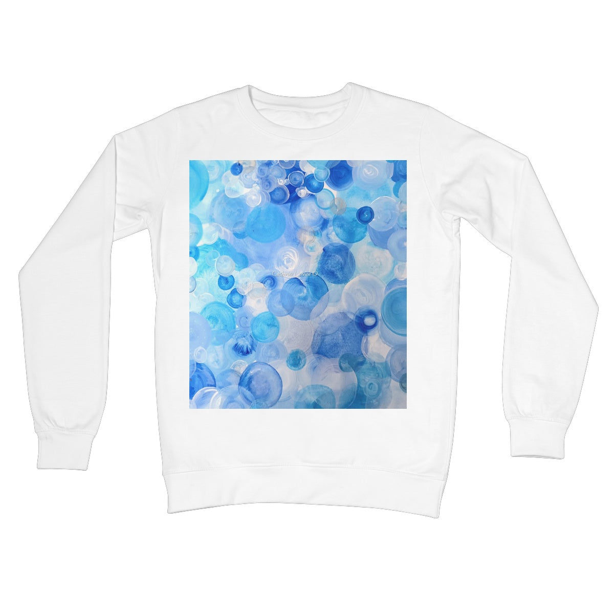 Blue Circles Crew Neck Sweatshirt