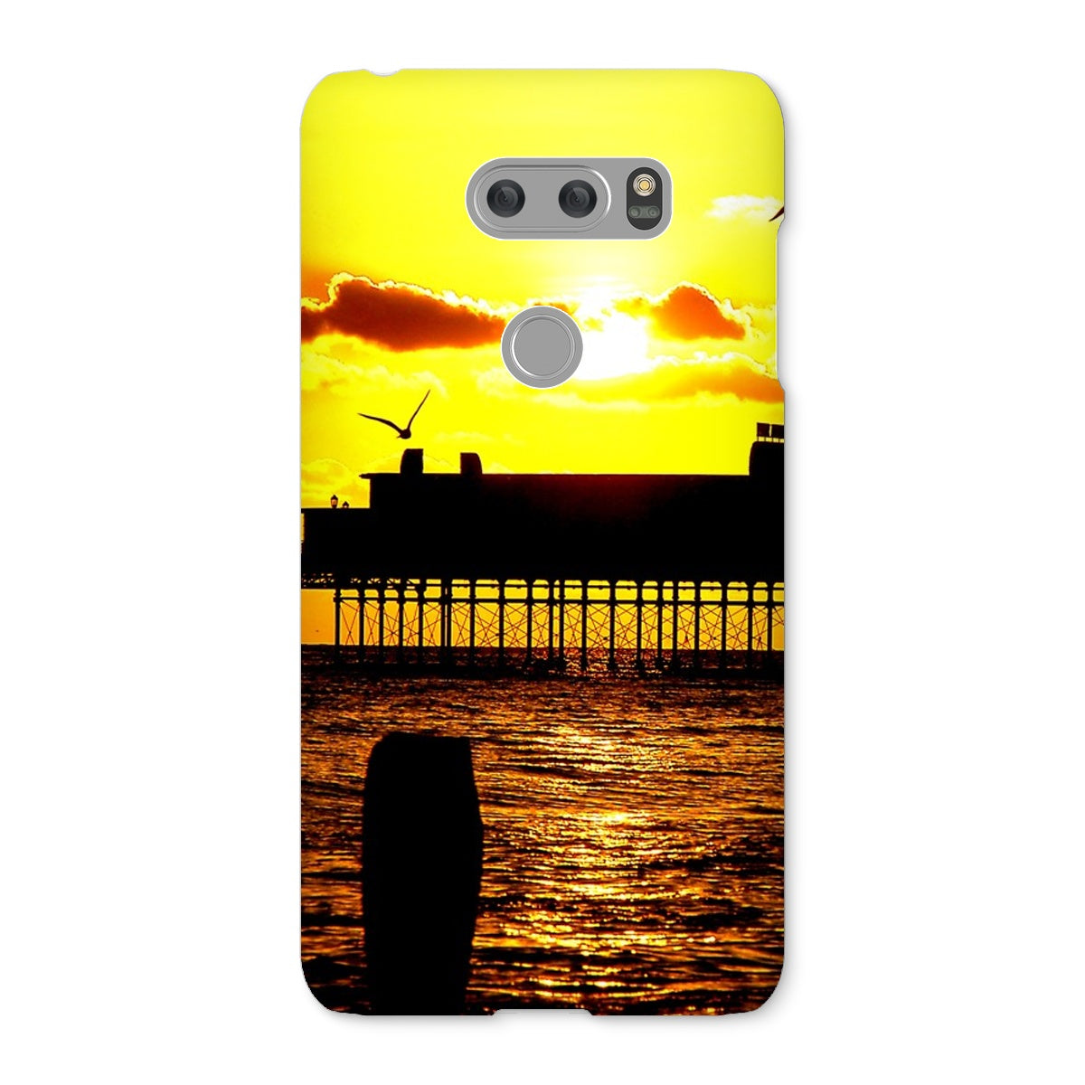 Worthing Pier Perfect Sunset by David Sawyer Snap Phone Case