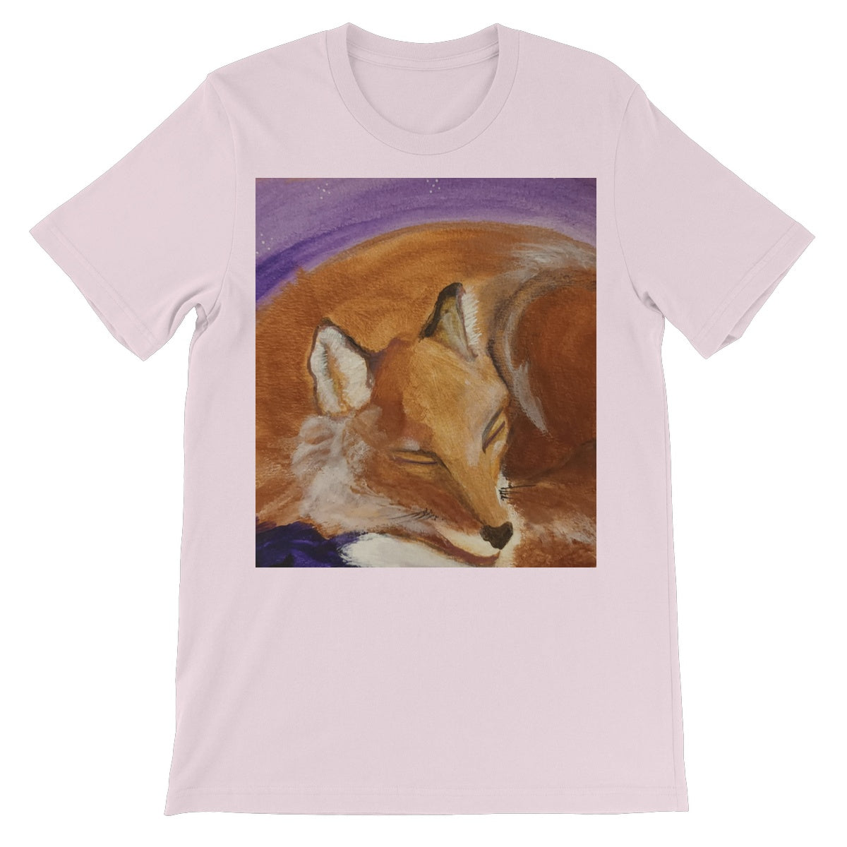 Sleepy Fox Unisex Short Sleeve T-Shirt