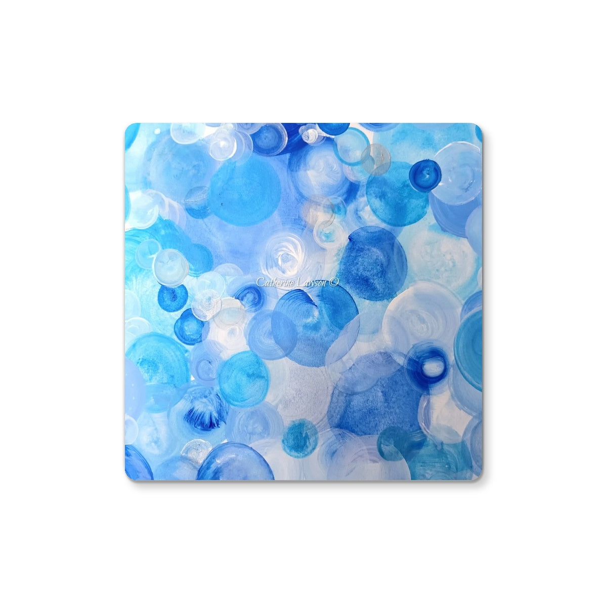 Blue Circles Coaster