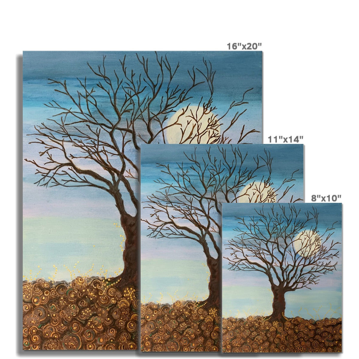 Moonlight Tree Fine Art Print