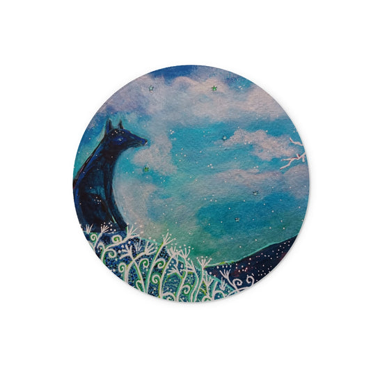 Foxy Moon Glass Chopping Board