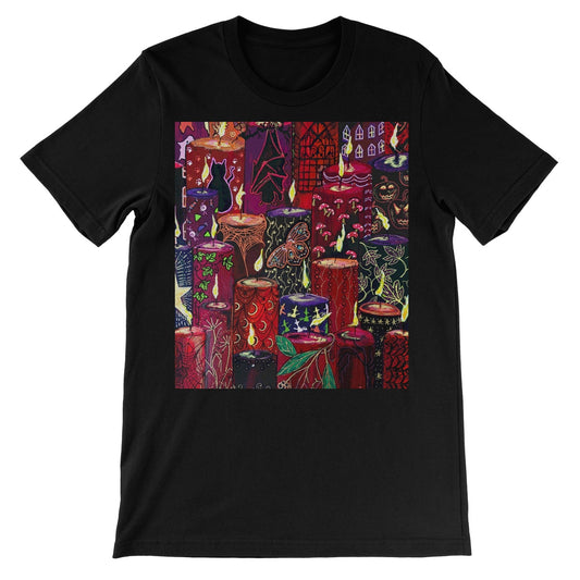 Halloween Candles Unisex Short Sleeve T-Shirt