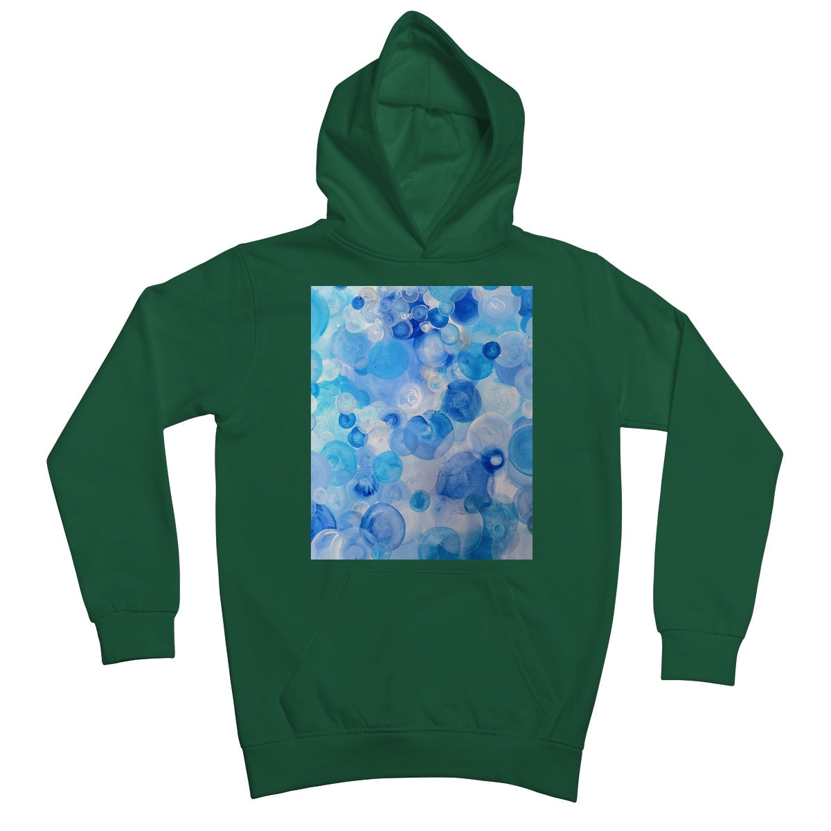 Blue Circles Kids Hoodie