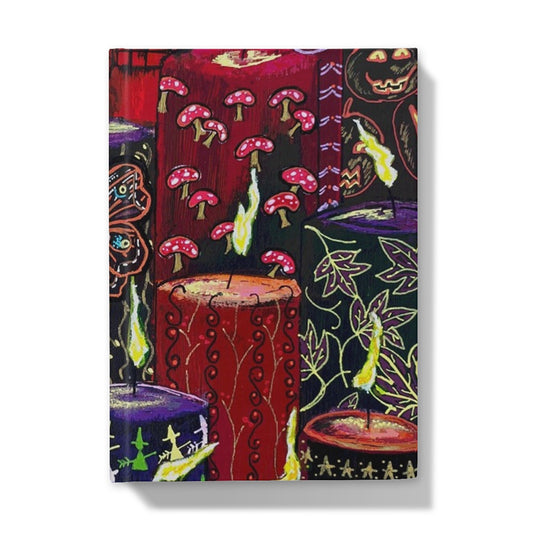 Halloween Candles Hardback Journal