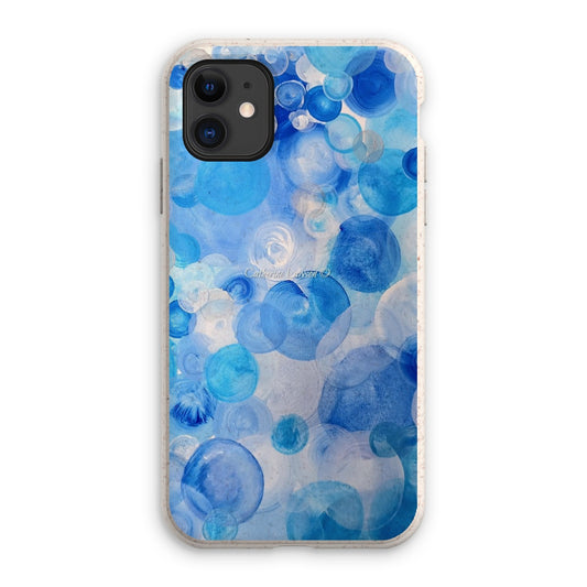 Blue Circles Eco Phone Case