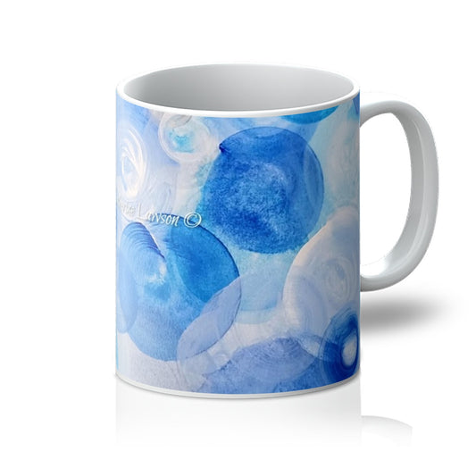 Blue Circles Mug