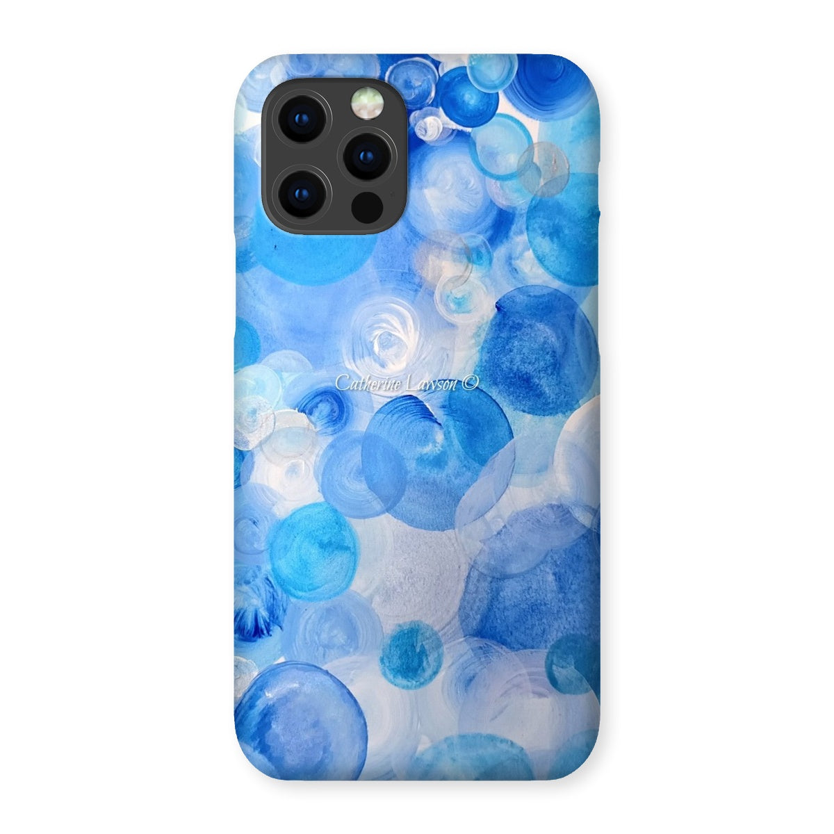 Blue Circles Snap Phone Case