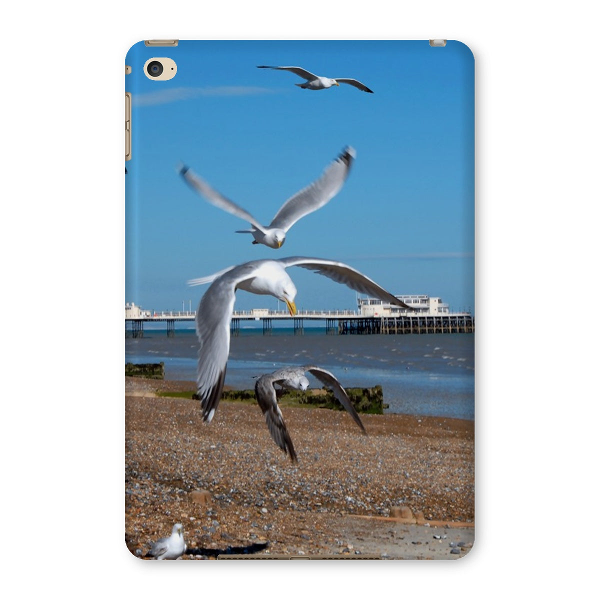 Worthing Pier From The West By David Sawyer Tablet Cases