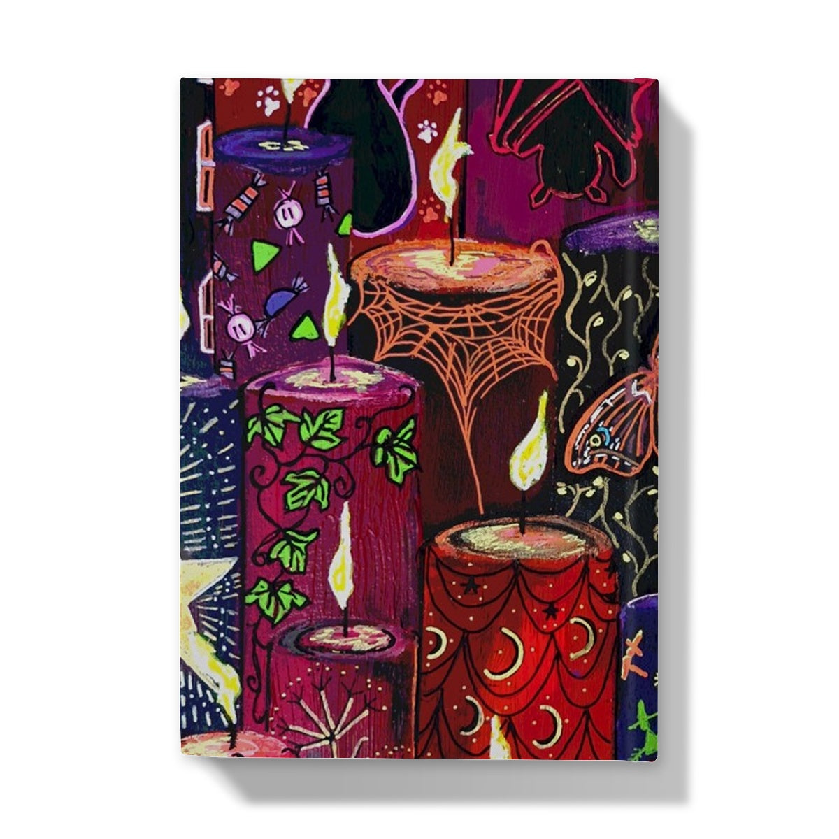 Halloween Candles Hardback Journal