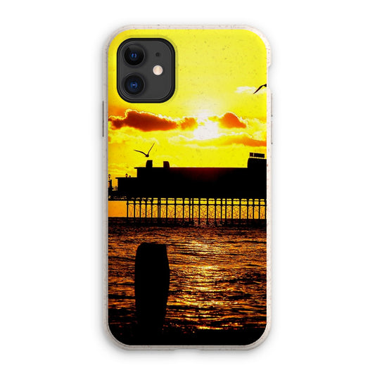 Worthing Pier Perfect Sunset by David Sawyer Eco Phone Case