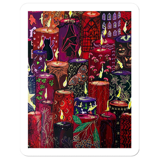 Halloween Candles Sticker