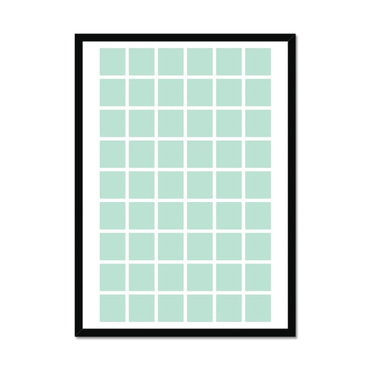 Dempsters Blue  Blocks - wrong Framed Print