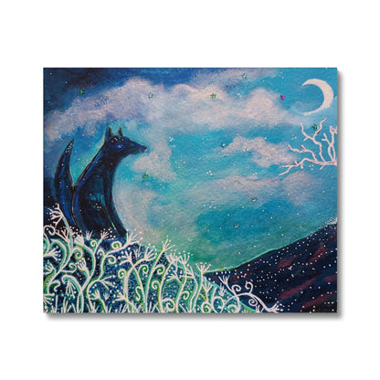 Foxy Moon Canvas