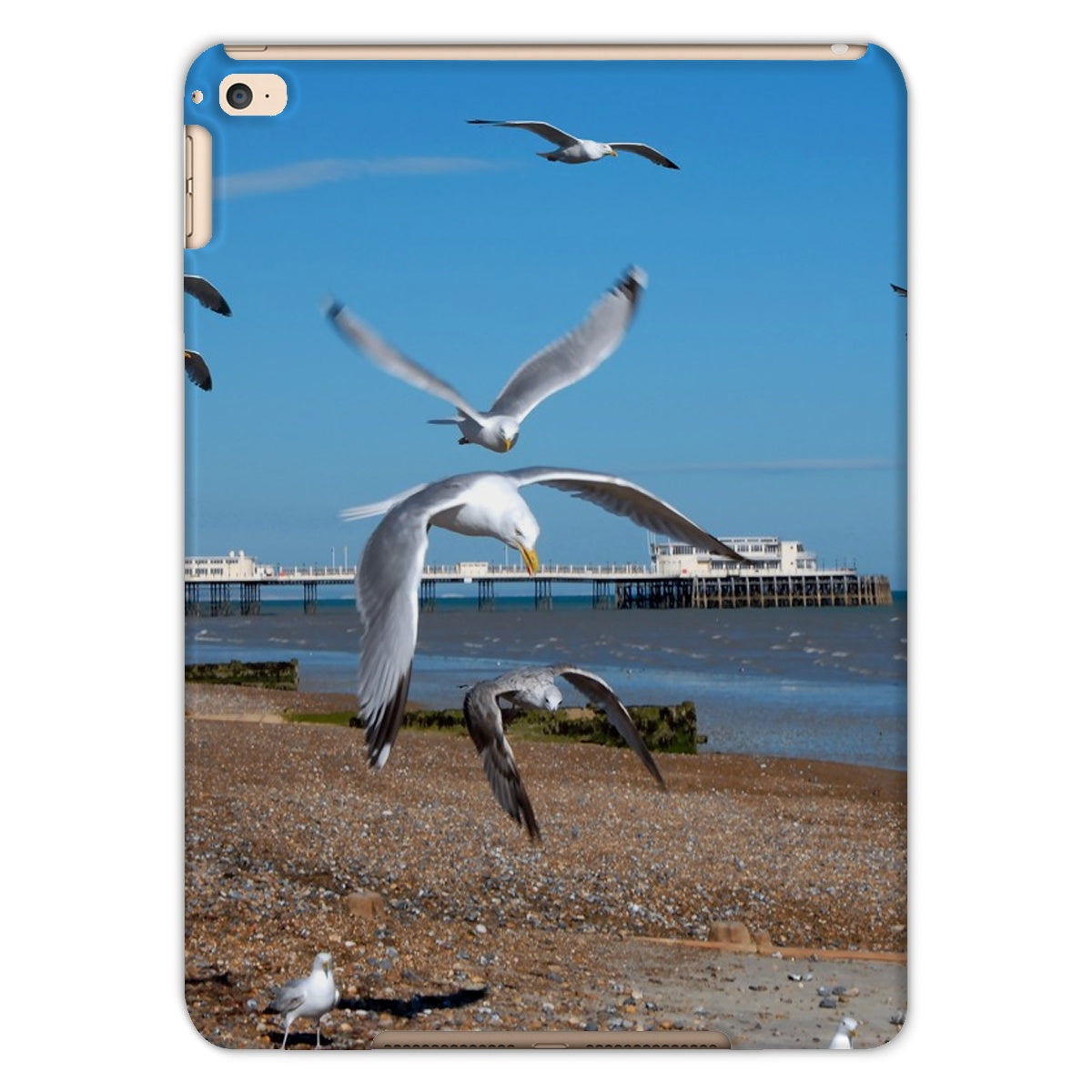 Worthing Pier From The West By David Sawyer Tablet Cases