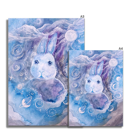 Bunny Blue Fine Art Print