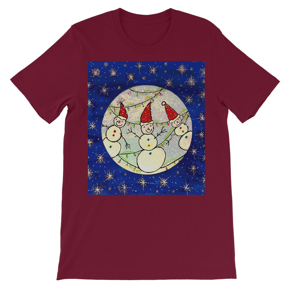 Snowmen Unisex Short Sleeve T-Shirt