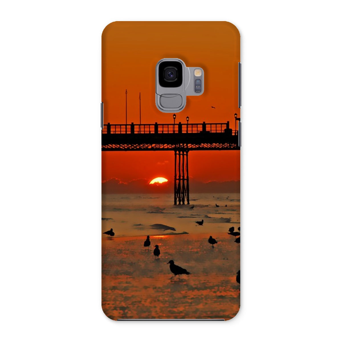 Worthing Sunset With Seagull Babies At The Pier Snap Phone Case