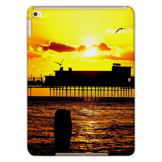 Worthing Pier Perfect Sunset by David Sawyer Tablet Cases