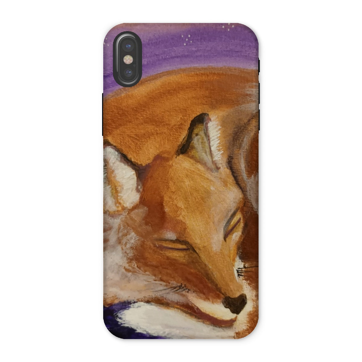 Sleepy Fox Tough Phone Case