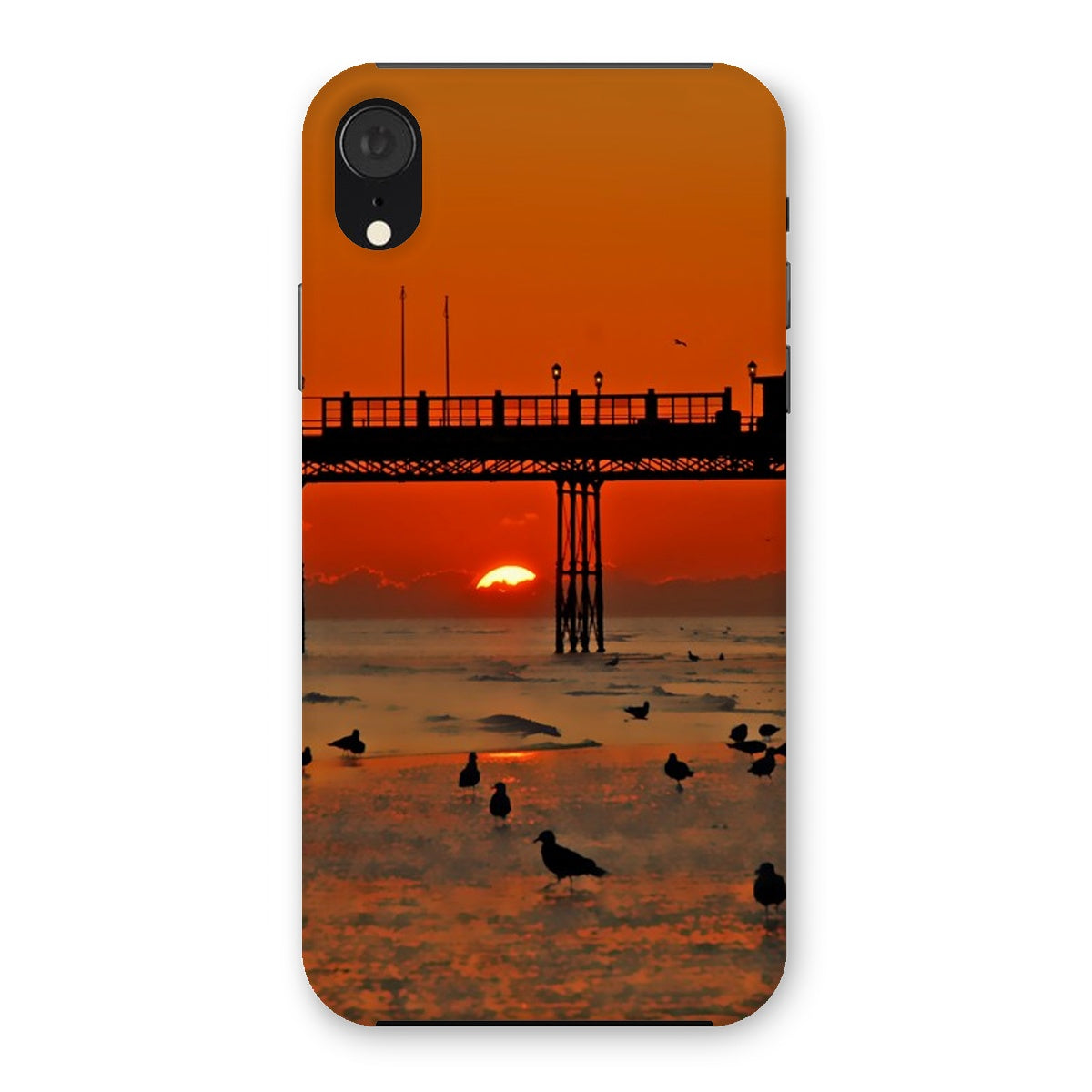 Worthing Sunset With Seagull Babies At The Pier Snap Phone Case