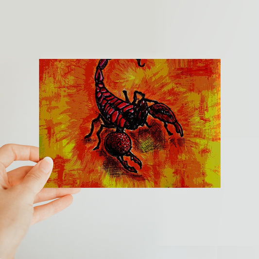 Scorpion Classic Postcard