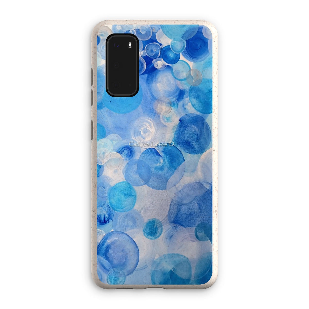 Blue Circles Eco Phone Case