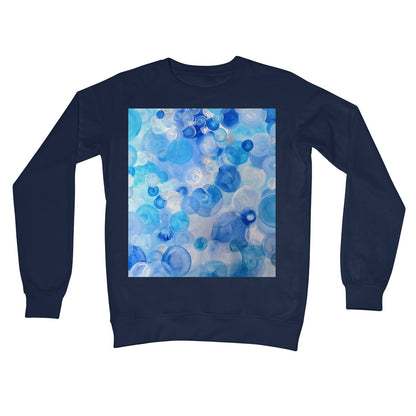 Blue Circles Crew Neck Sweatshirt