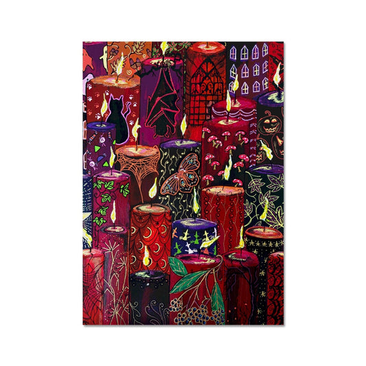 Halloween Candles Fine Art Print