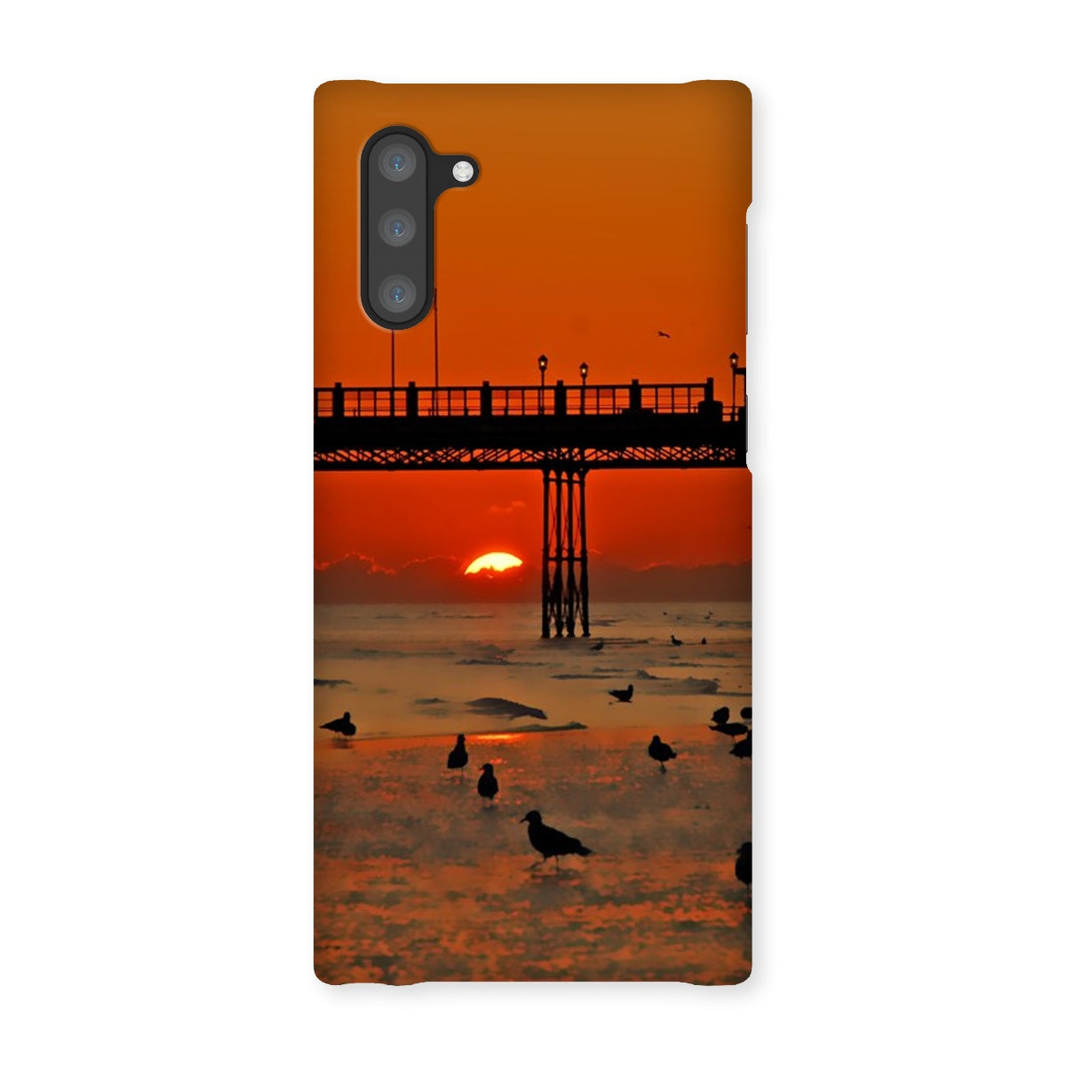 Worthing Sunset With Seagull Babies At The Pier Snap Phone Case