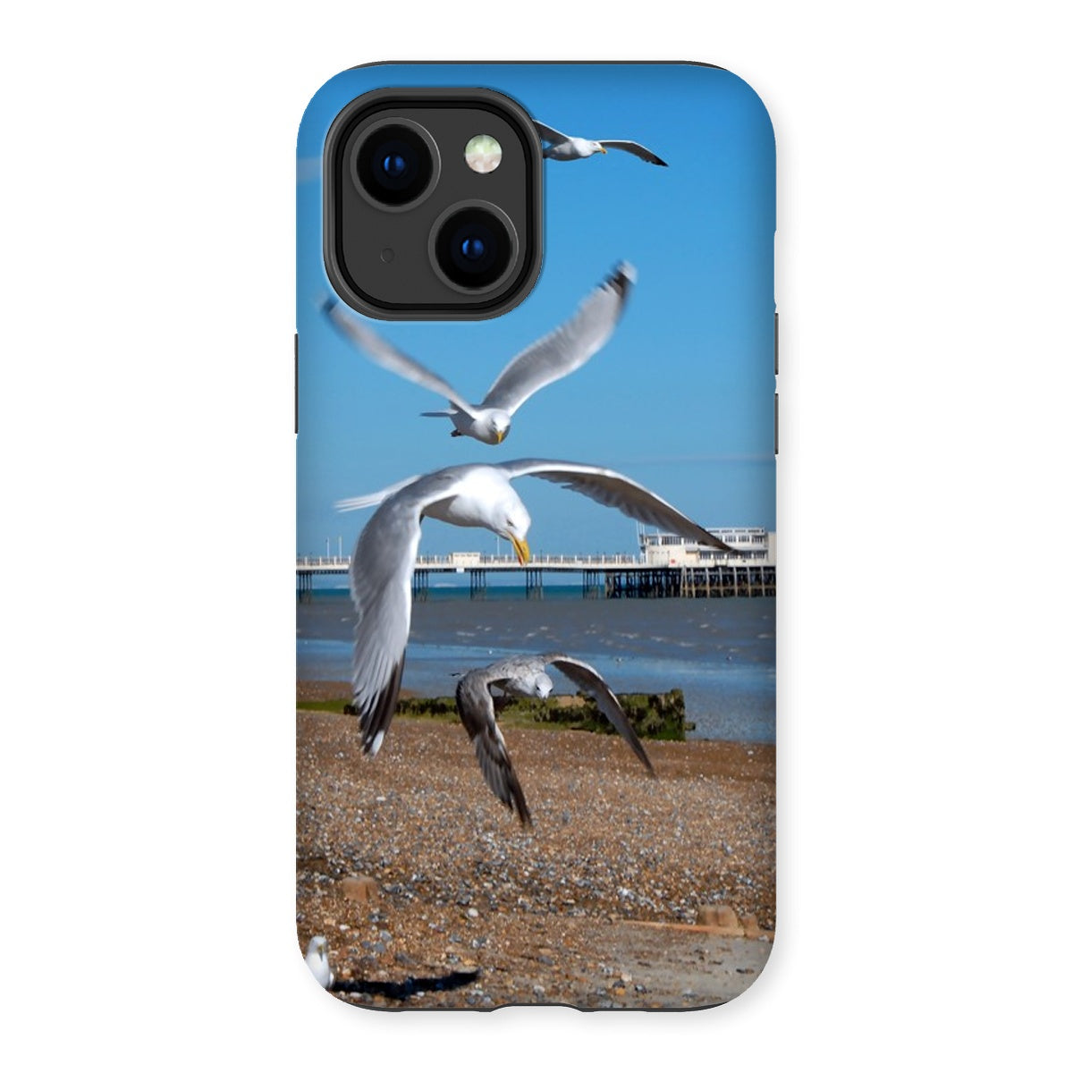 Worthing Pier From The West By David Sawyer Tough Phone Case