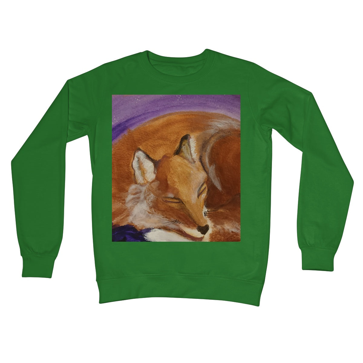 Sleepy Fox Crew Neck Sweatshirt